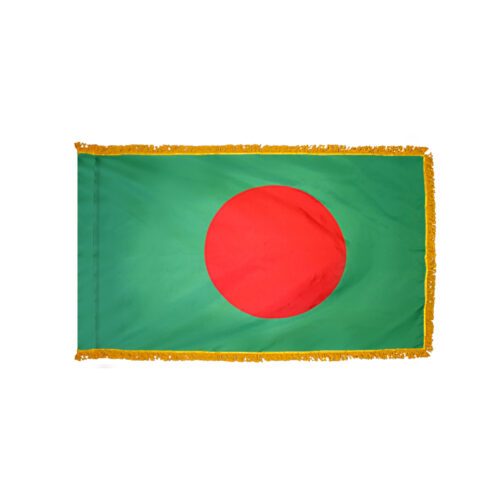Bangladesh Flag Fringe Finish