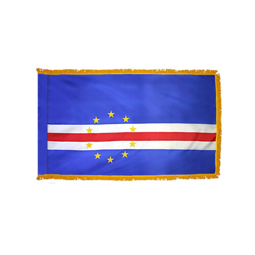 Cabo Verde Flag Fringe Finish