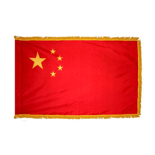 China Flag Fringe Finish