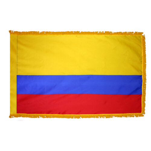 Colombia Flag Fringe Finish