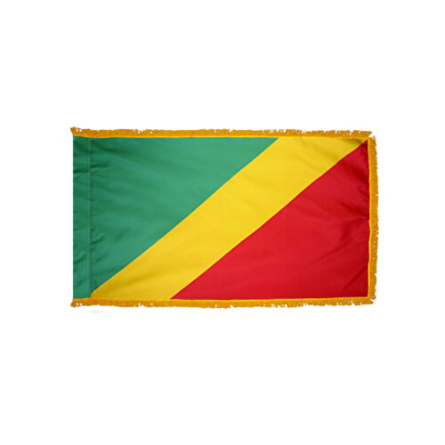 Republic of Congo Flag Fringe Finish