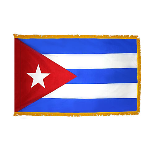 Cuba Flag Fringe Finish