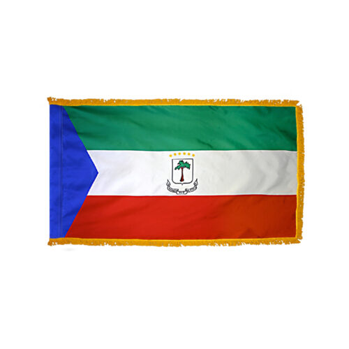 Equatorial Guinea Government Flag Fringe Finish