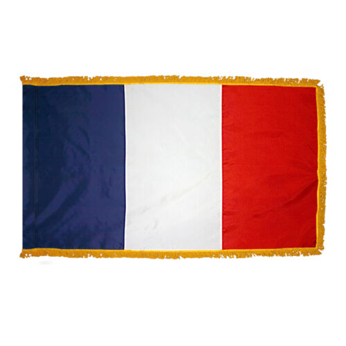 France Flag Fringe Finish