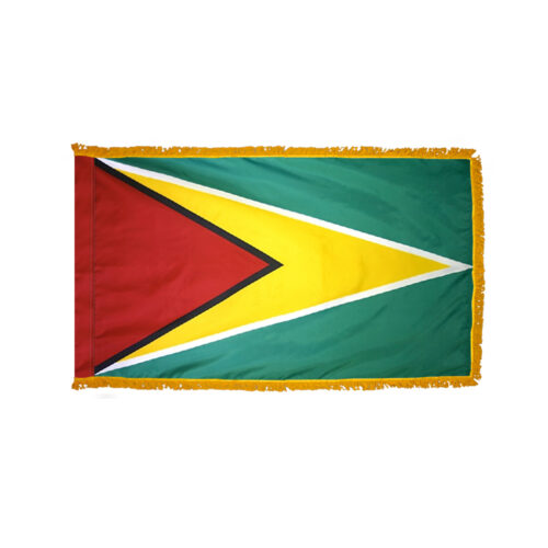 Guyana Flag Fringe Finish