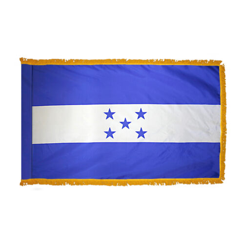 Honduras Flag Fringe Finish