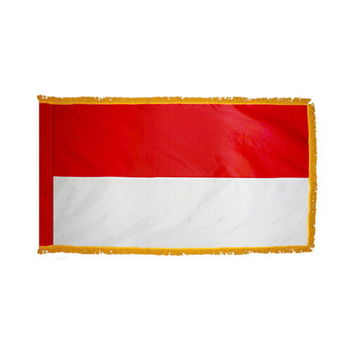 Indonesia Flag Fringe Finish