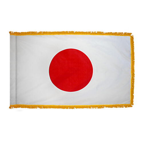 Japan Flag Fringe Finish