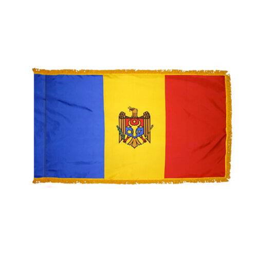 Moldova Flag Fringe Finish