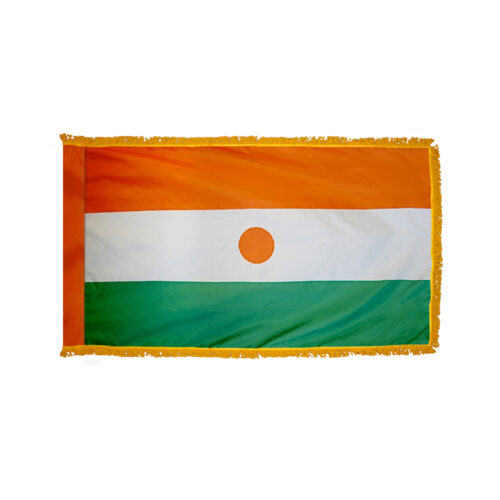 Niger Flag Fringe Finish