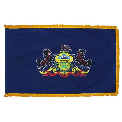 Pennsylvania Flag Fringe Finish