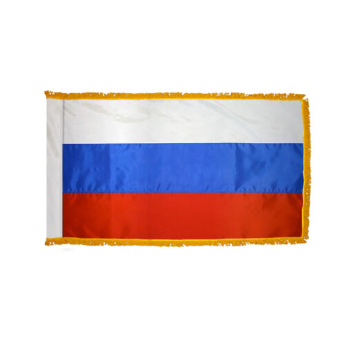 Russia Flag Fringe Finish