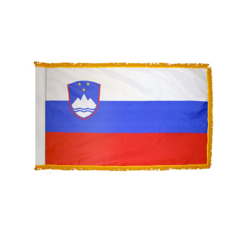 Slovenia Flag Fringe Finish