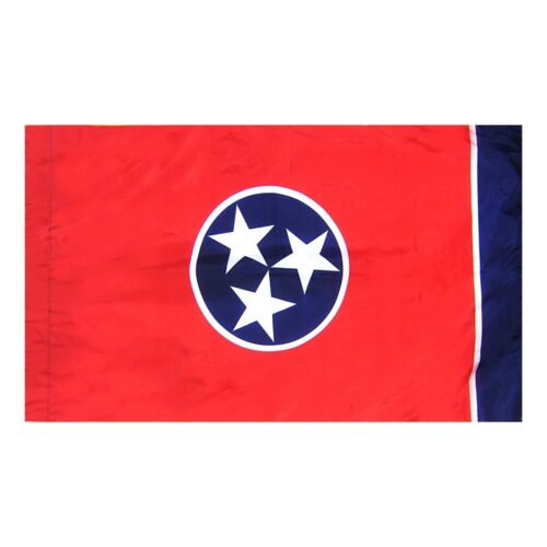 Tennessee Flag Pole Hem Finish