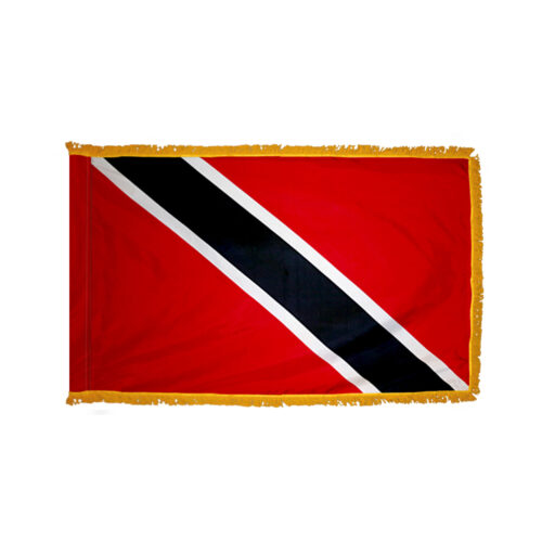 Premium Trinidad and Tobago Flag Fringe Finish