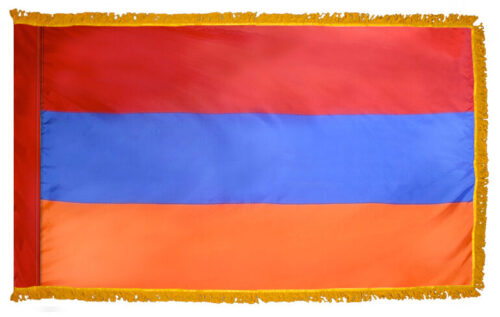 Armenia Flag Fringe Finish