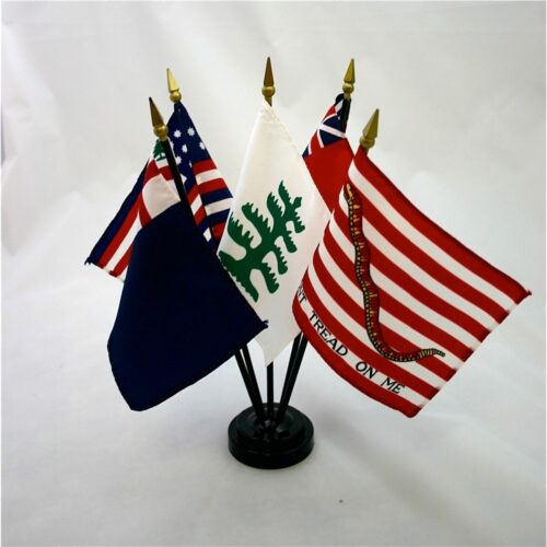 Colonial Series Flags Set #2 – Mounted