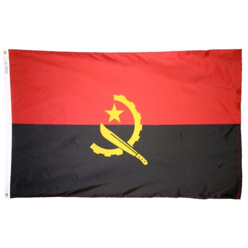 Nylon Angola Flag Grommets Finish