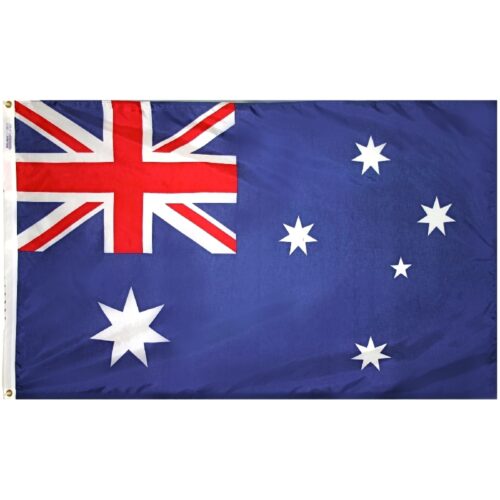 Australia Flag Grommets Finish