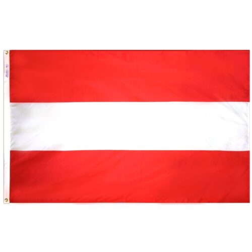 Nylon Austria Flag Grommets Finish