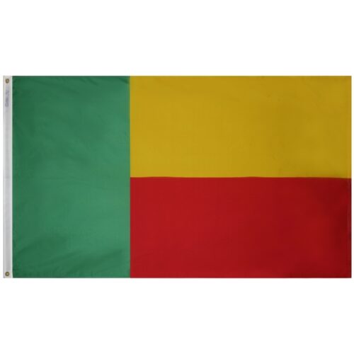 Nylon Benin Flag Grommets Finish
