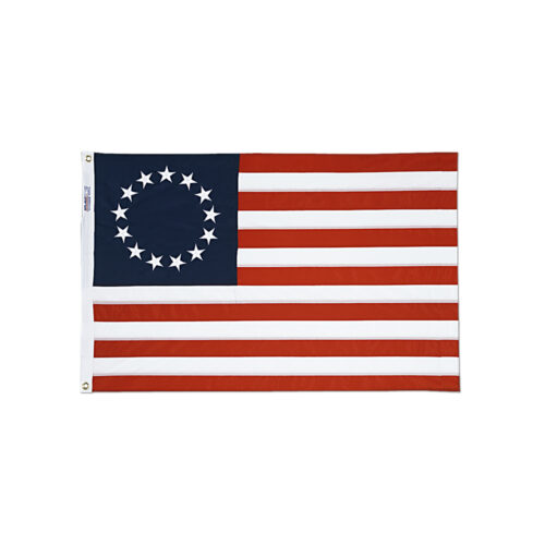 Betsy Ross Flag Grommets Finish