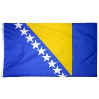Bosnia and Herzegovina Flag - Grommets