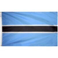 Botswana Flag - Grommets