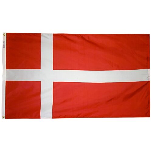 Denmark Flag Grommets Finish