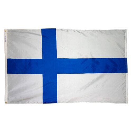 Nylon Finland Flag Grommets Finish
