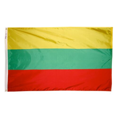 Lithuania Flag Grommets Finish