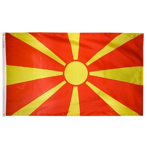 North Macedonia Flag