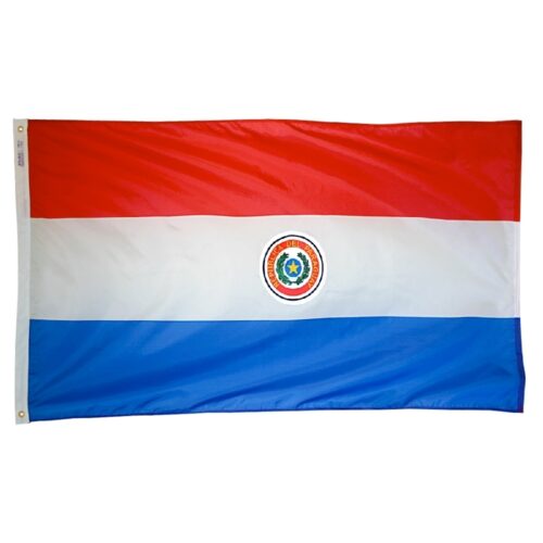 Nylon Paraguay Flag Grommets Finish