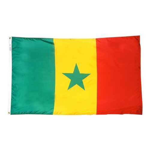 Nylon Senegal Flag Grommets Finish
