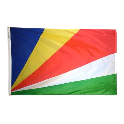 Nylon Seychelles Flag Grommets Finish