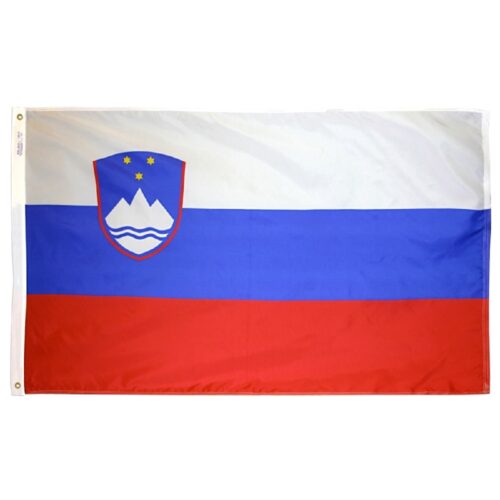Nylon Slovenia Flag Grommets Finish