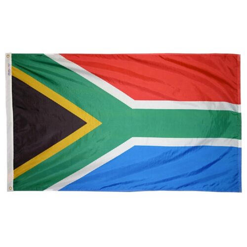 Nylon South Africa Flag Grommets Finish