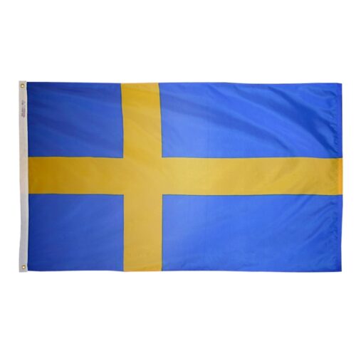 Nylon Sweden Flag Grommets Finish
