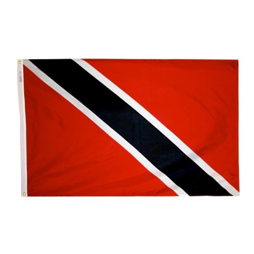 Nylon Trinidad and Tobago Flag Grommets Finish