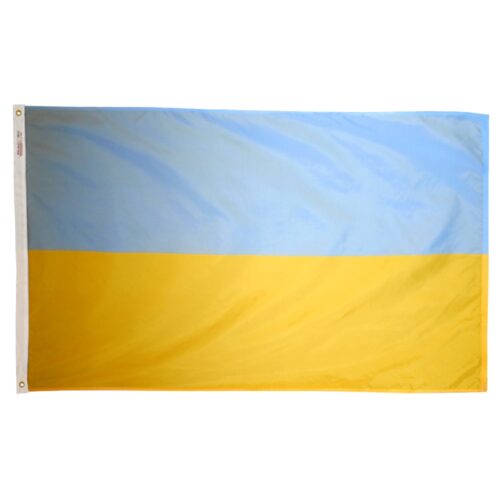 Nylon Ukraine Flag Grommets Finish
