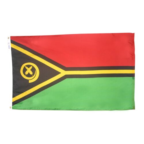 Nylon Vanuatu Flag Grommets Finish