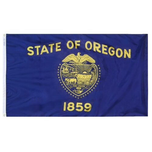 Oregon Flag Grommets Finish