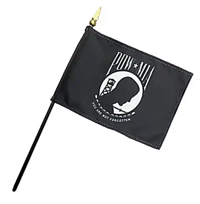 POW-MIA Stick Flag Finish