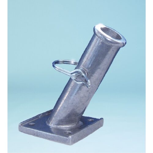 Aluminum Locking Pin Bracket Silver Finish