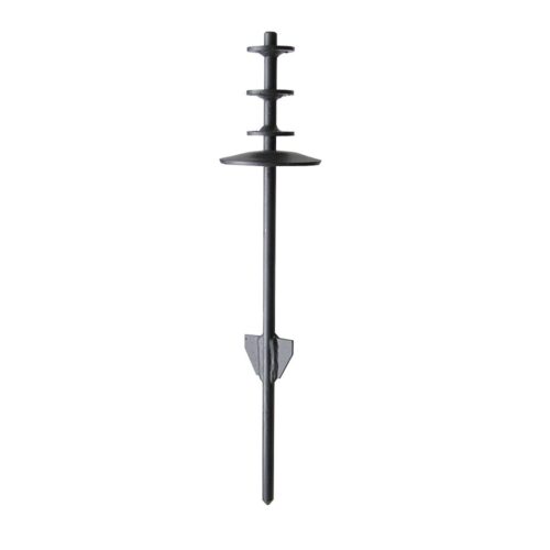 Telescopic Flagpole Ground Spike Finish