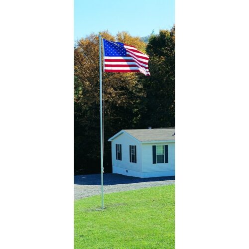 Aluminum Patriot Flagpole Finish