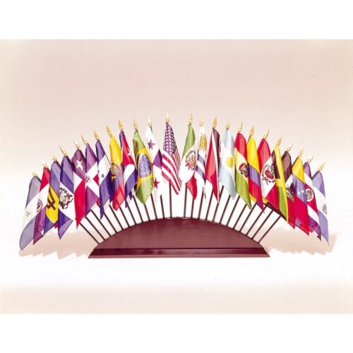 36 Hole Flag Display Base Brown