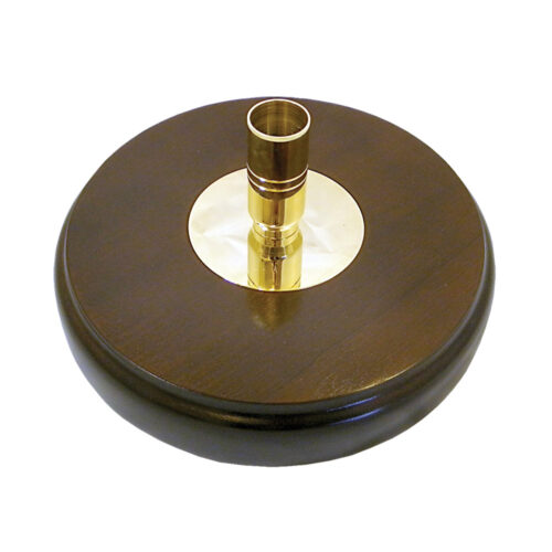 Signature One Hole Floor Stand Mahogany