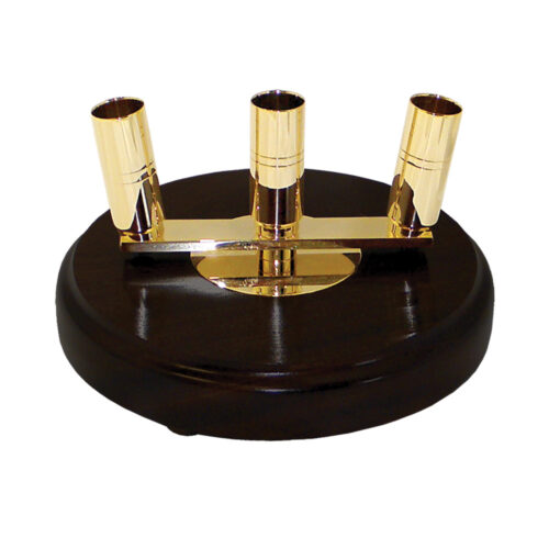 Signature Three Hole Floor Stand Mahogany