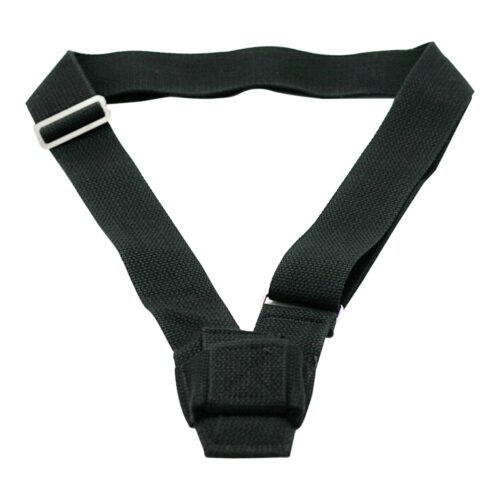 Single Strap Web Belt Black